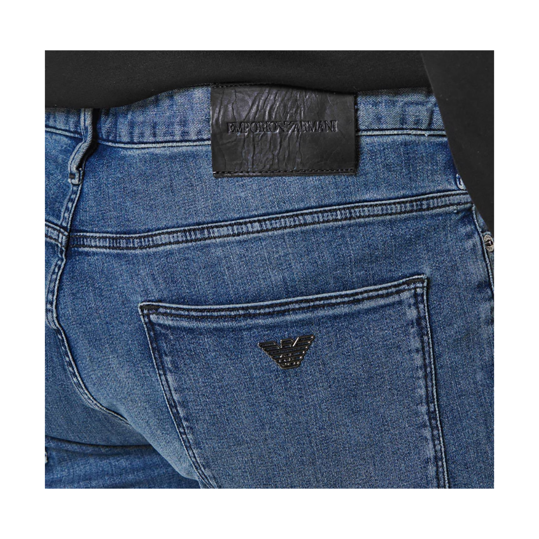 EMPORIO ARMANI J06 SLIM JEANS IN BLUE