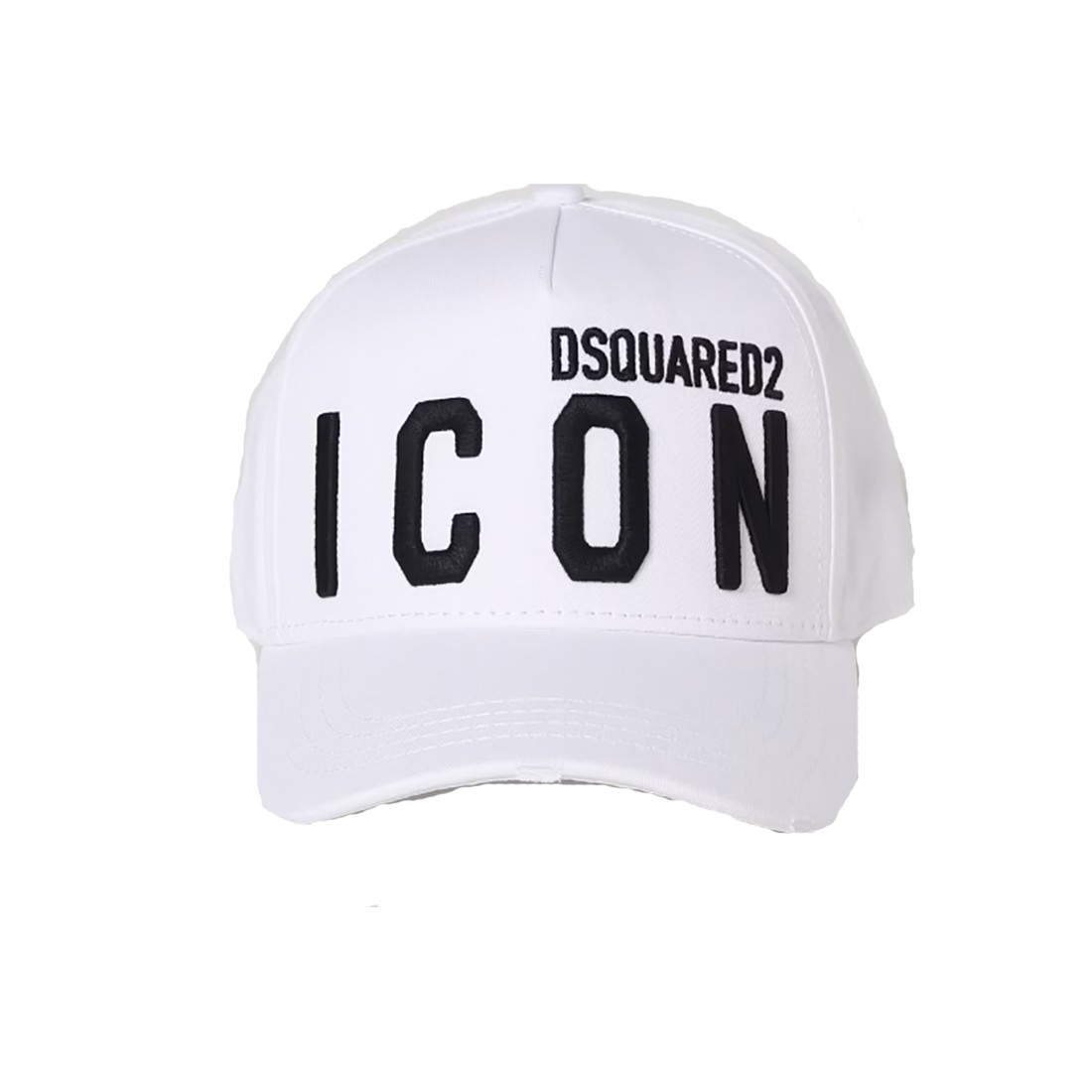 DSQUARED2 LOGO ICON CAP IN WHITE