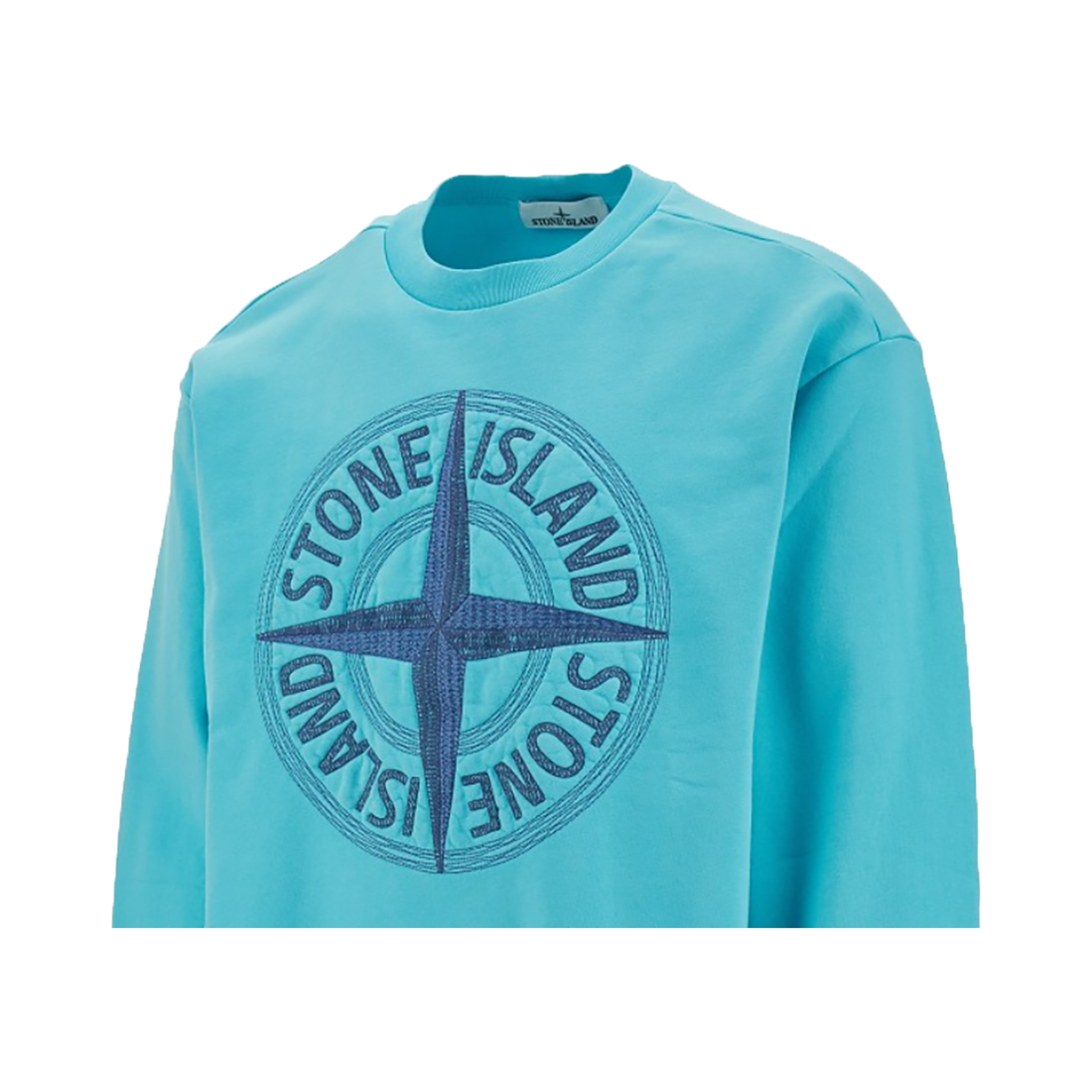 STONE ISLAND EMBROIDERED COMPASS IN BLUE