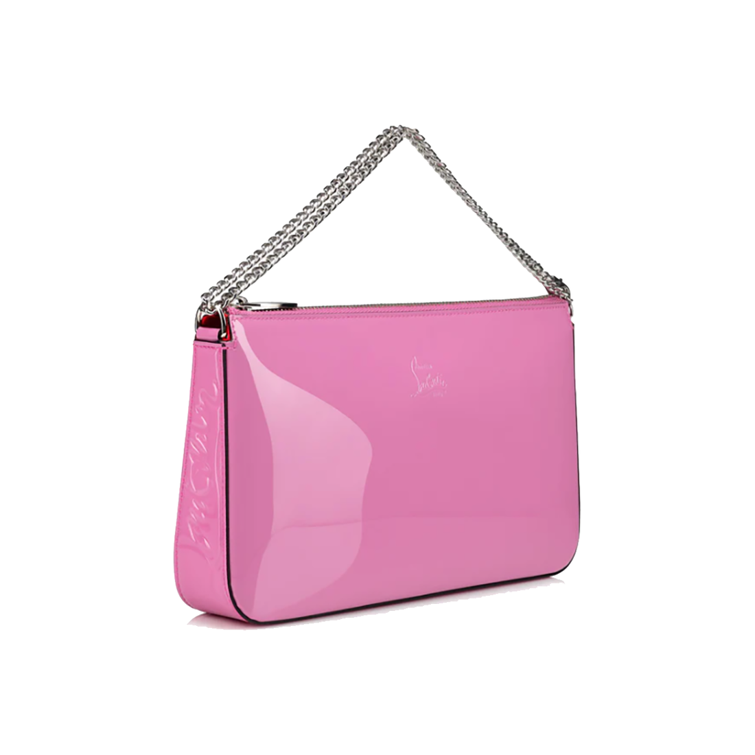 CHRISTIAN LOUBOUTIN LOUBILA SHOULDER BAG IN PINK