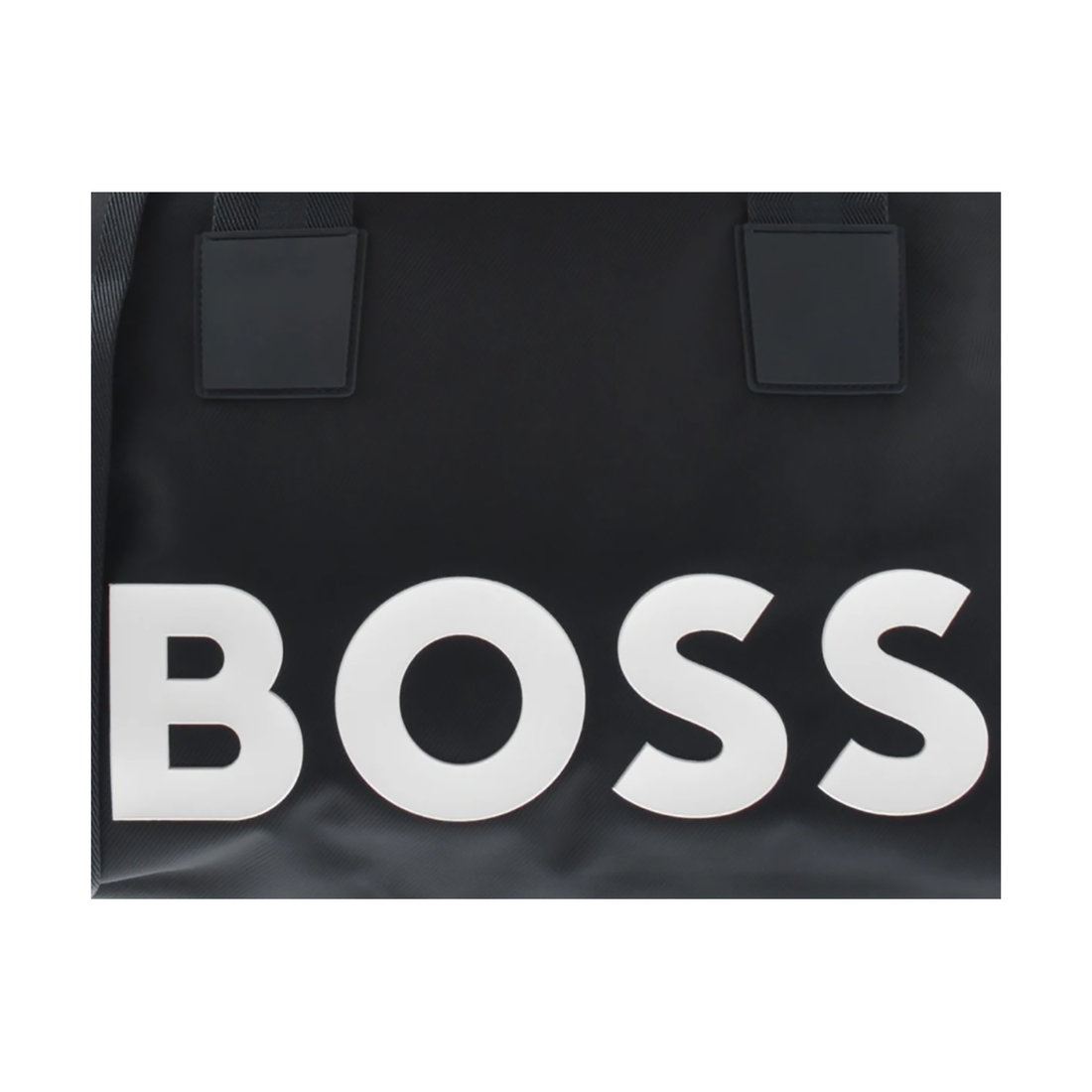 BOSS LOGO DUFFLE BAG IN BLACK