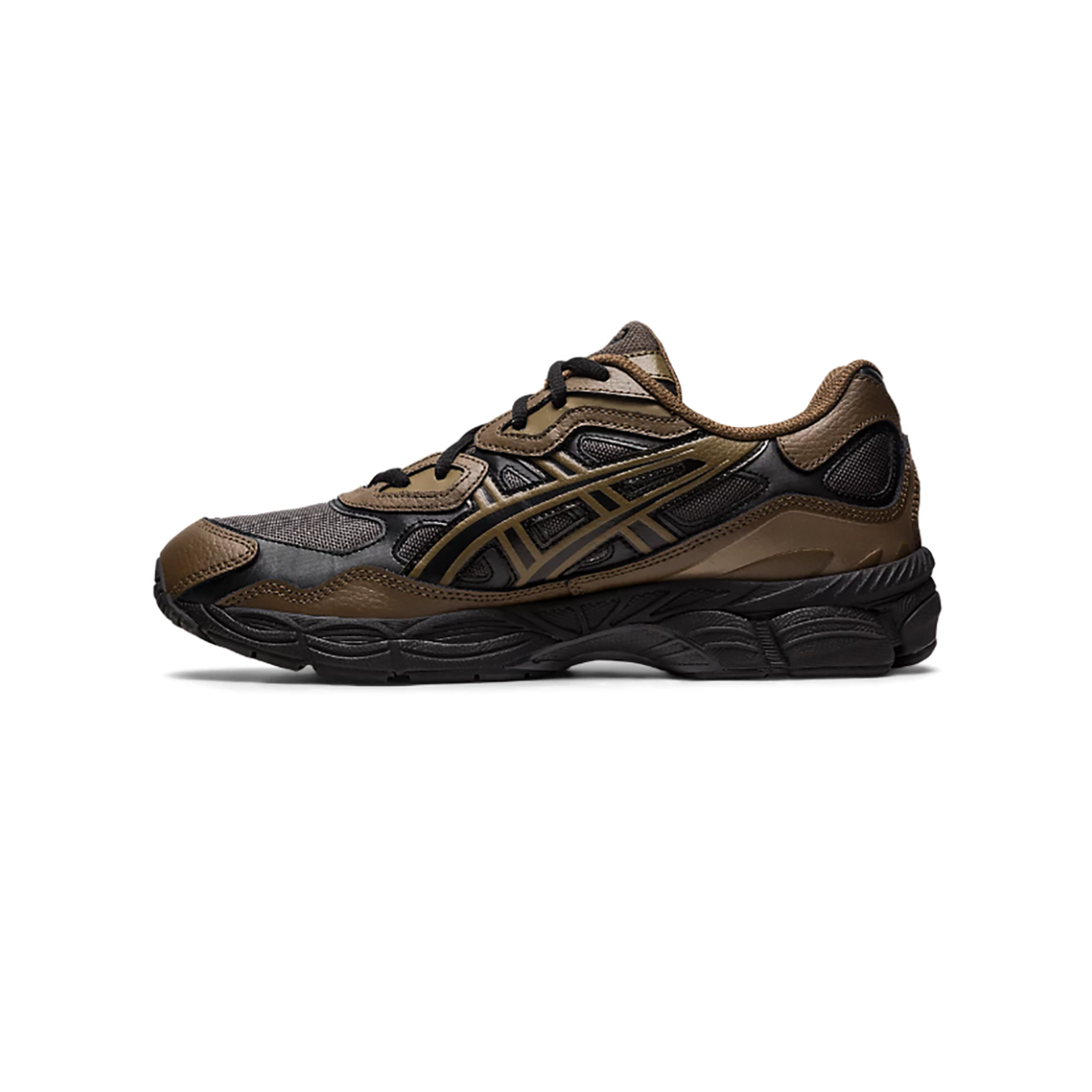 ASICS GELL-NYC UNISEX RUNNING SHOE IN BROWN