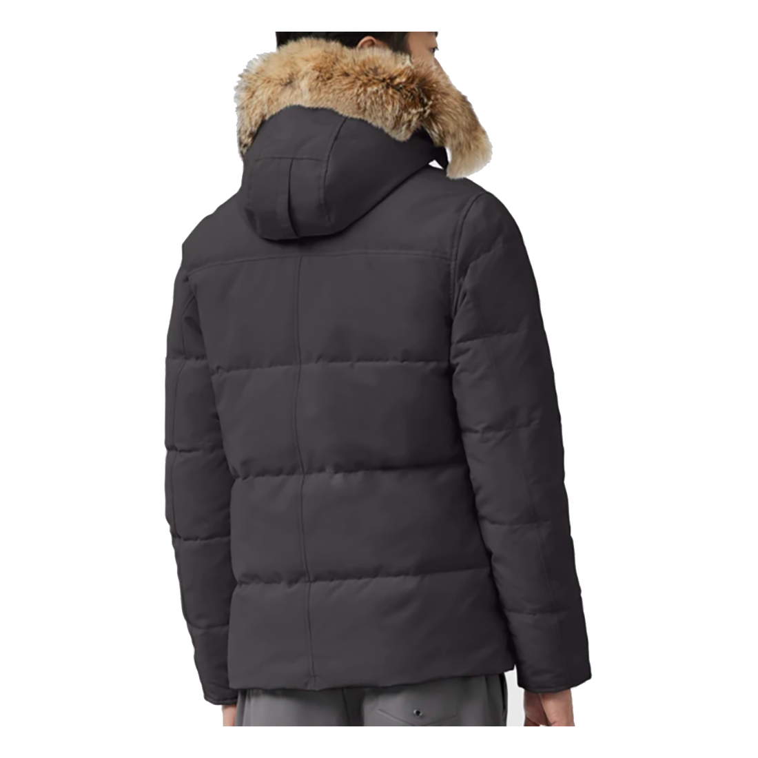 CANADA GOOSE WYNDHAM INTERCHANGEABLE HOOD PARKA IN GRAPHITE GREY