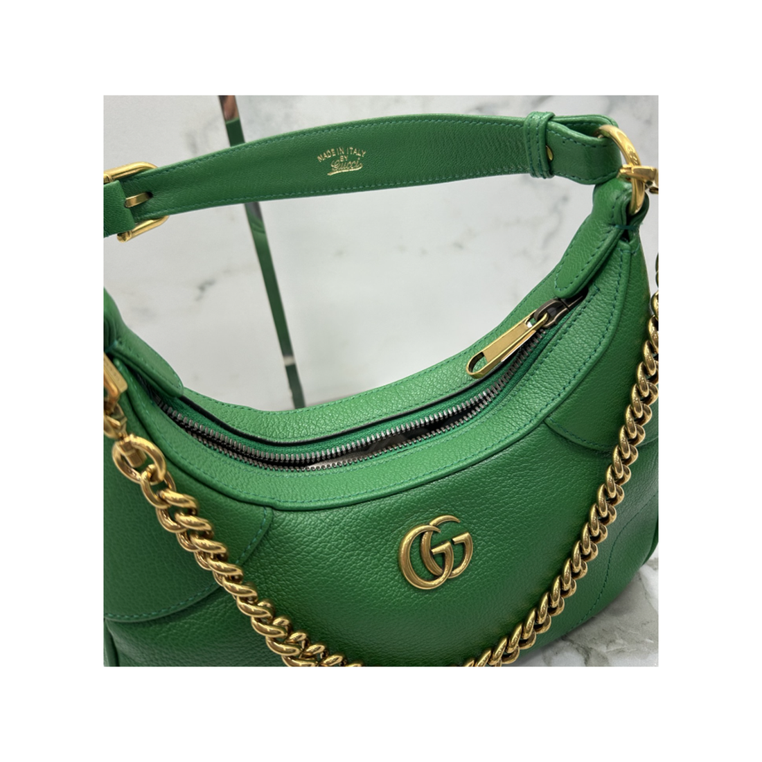 PRELOVED GUCCI APHRODITE SMALL BAG IN GREEN