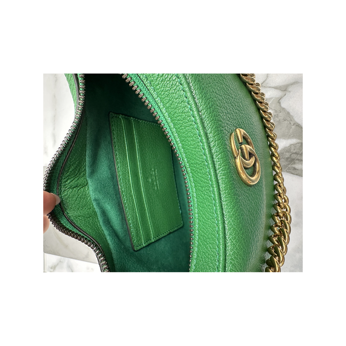 PRELOVED GUCCI APHRODITE SMALL BAG IN GREEN