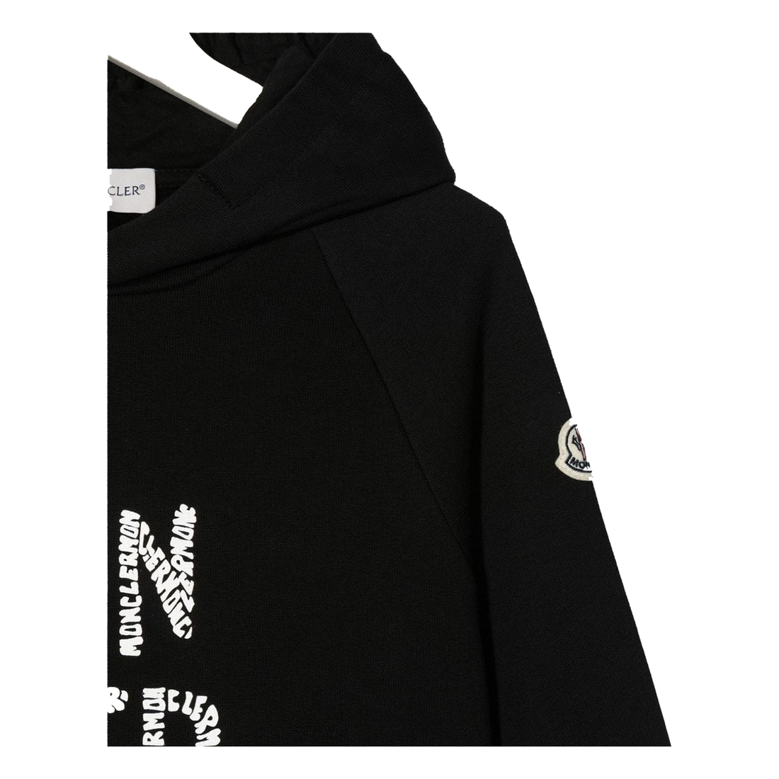 MONCLER JUNIOR HOODIE IN BLACK