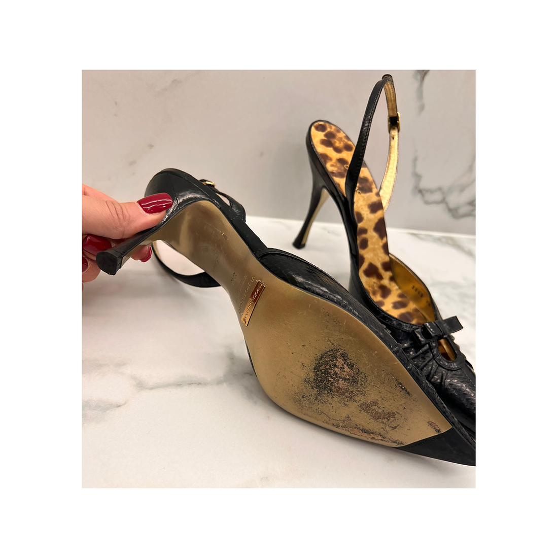 PRE LOVED DOLCE & GABBANA PYTHON LEATHER SHOES