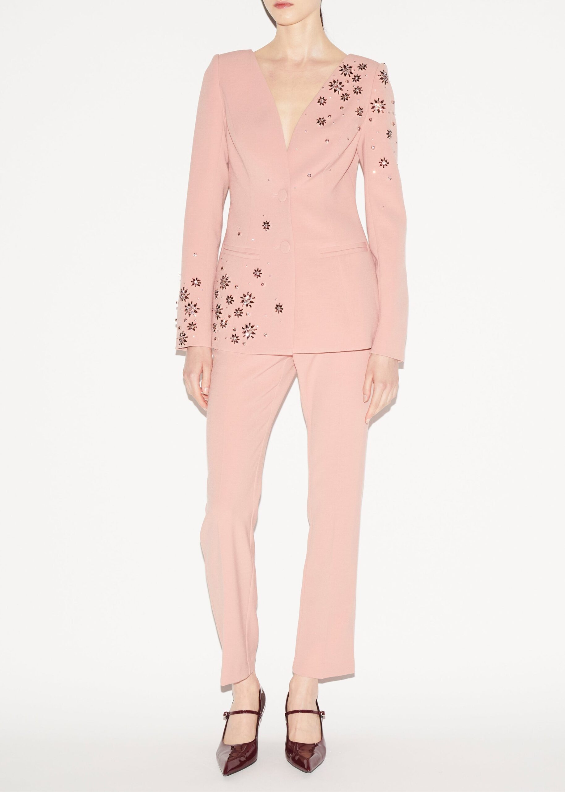 WELLS TROUSERS PINK CREPE